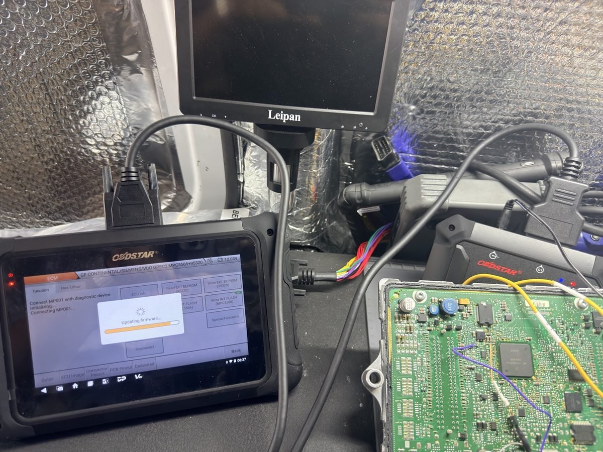 Auto electrician in Las Vegas performing advanced automotive diagnostics